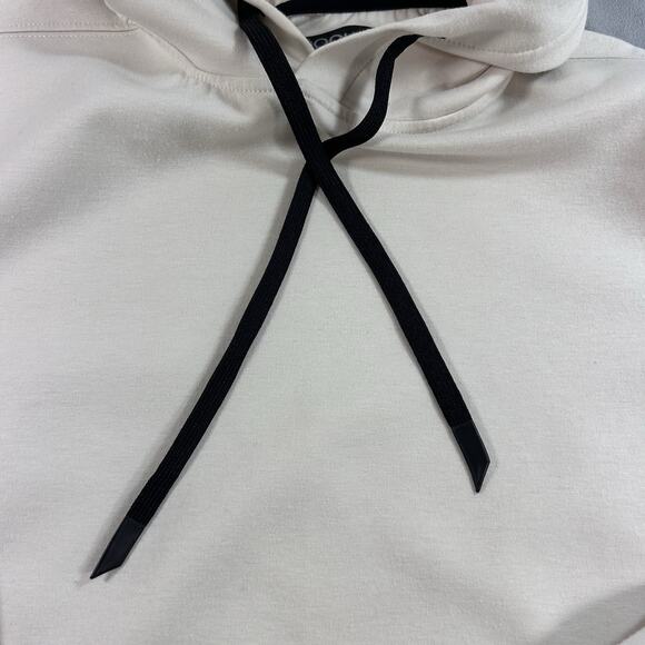 Men’s Jockey Sport cream colored Small Hoodie Pullover Pockets Soft Long Sleeve - Picture 3 of 11